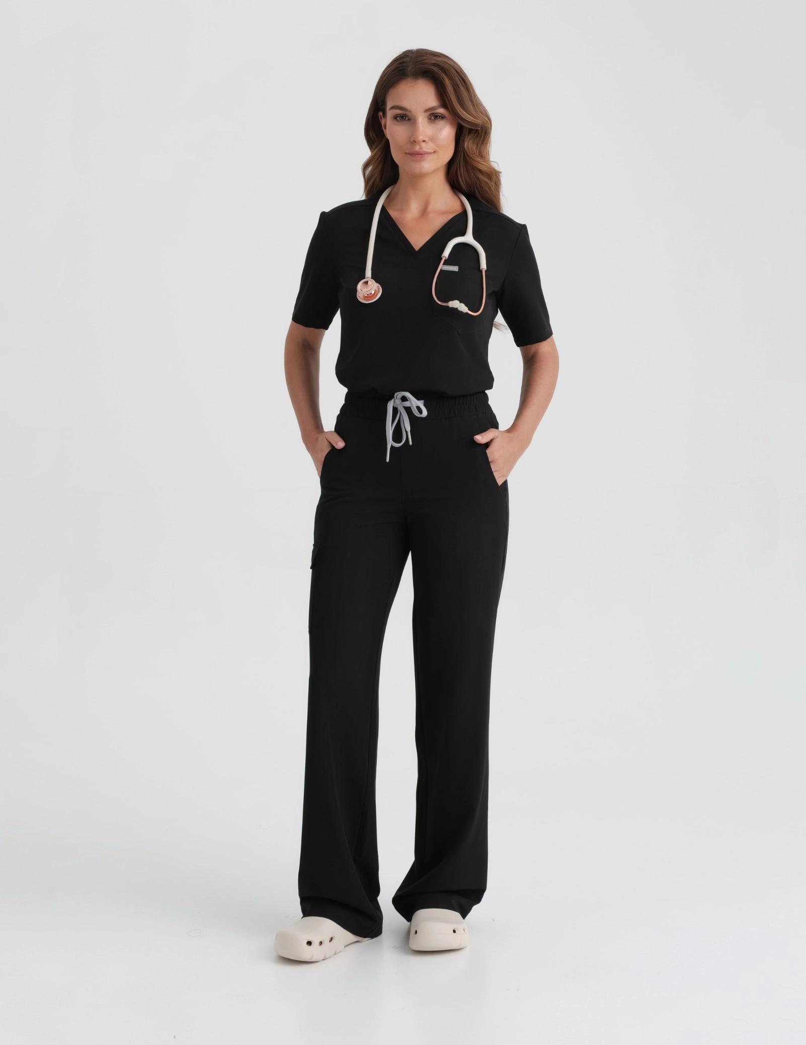 Bluza Medyczna Raya One Pocket - BLACK