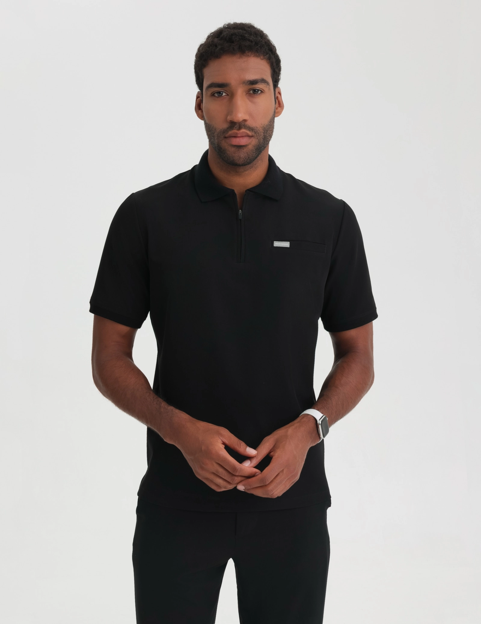 Bluza Medyczna Polo Męska - BLACK Bluza Medyczna Polo Męska - BLACK