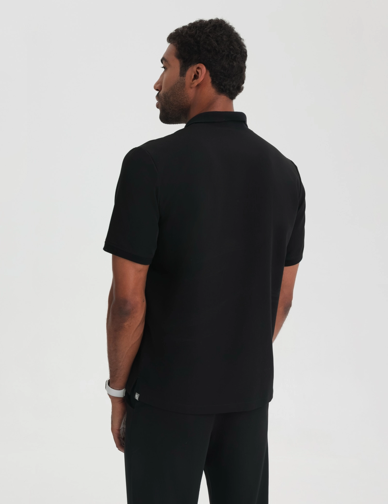 Bluza Medyczna Polo Męska - BLACK Bluza Medyczna Polo Męska - BLACK