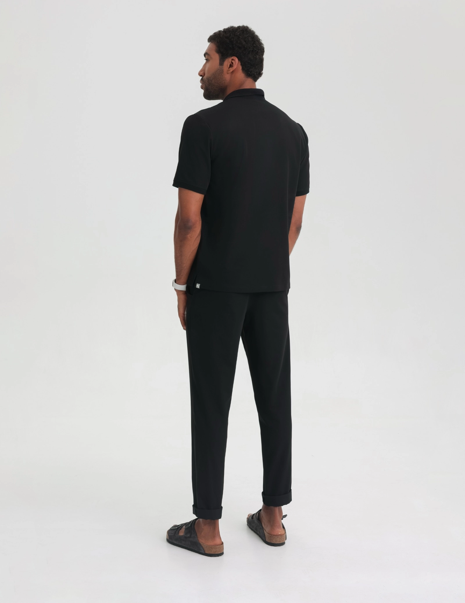 Bluza Medyczna Polo Męska - BLACK Bluza Medyczna Polo Męska - BLACK
