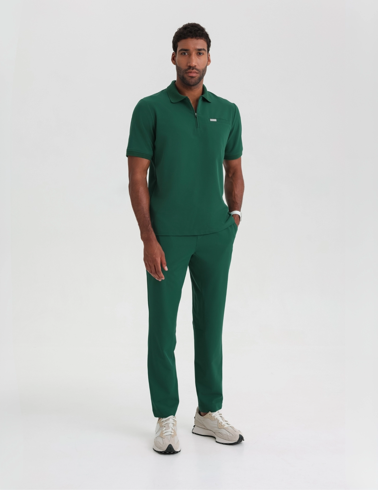 Spodnie Basic Męskie - DEEP GREEN