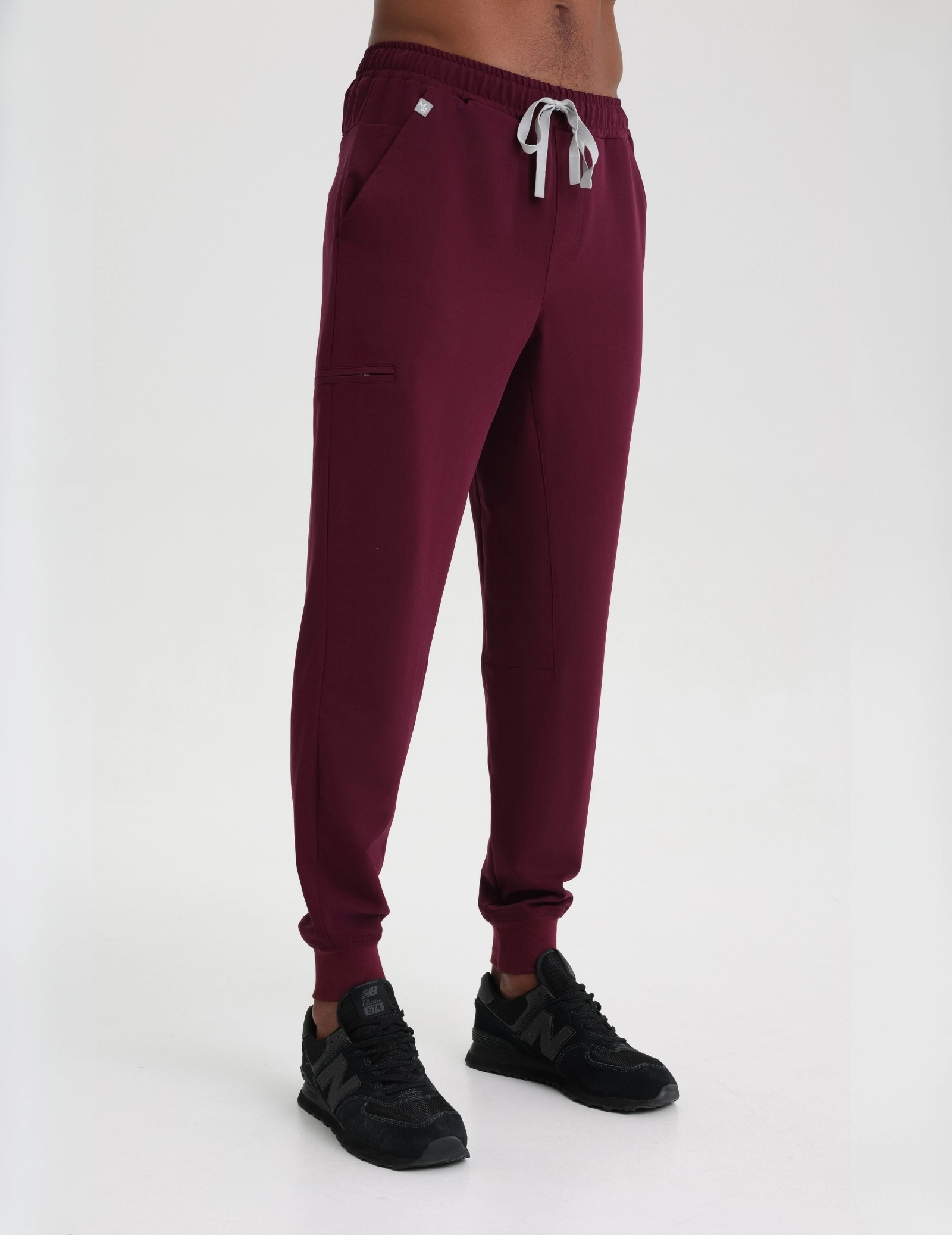 Spodnie Joggery Męskie - BURGUNDY