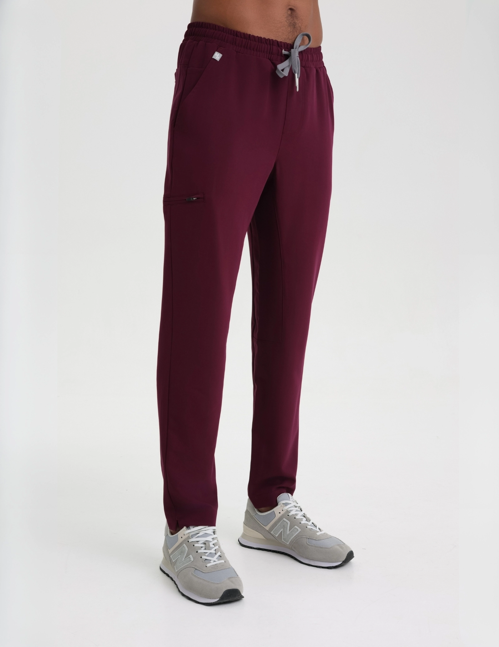 Spodnie Basic Męskie - BURGUNDY