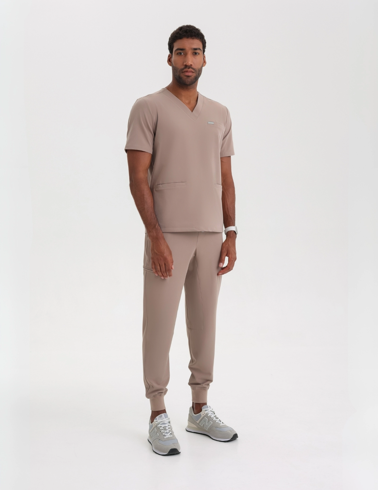 Spodnie Joggery Męskie - BEIGE Spodnie Joggery Męskie - BEIGE
