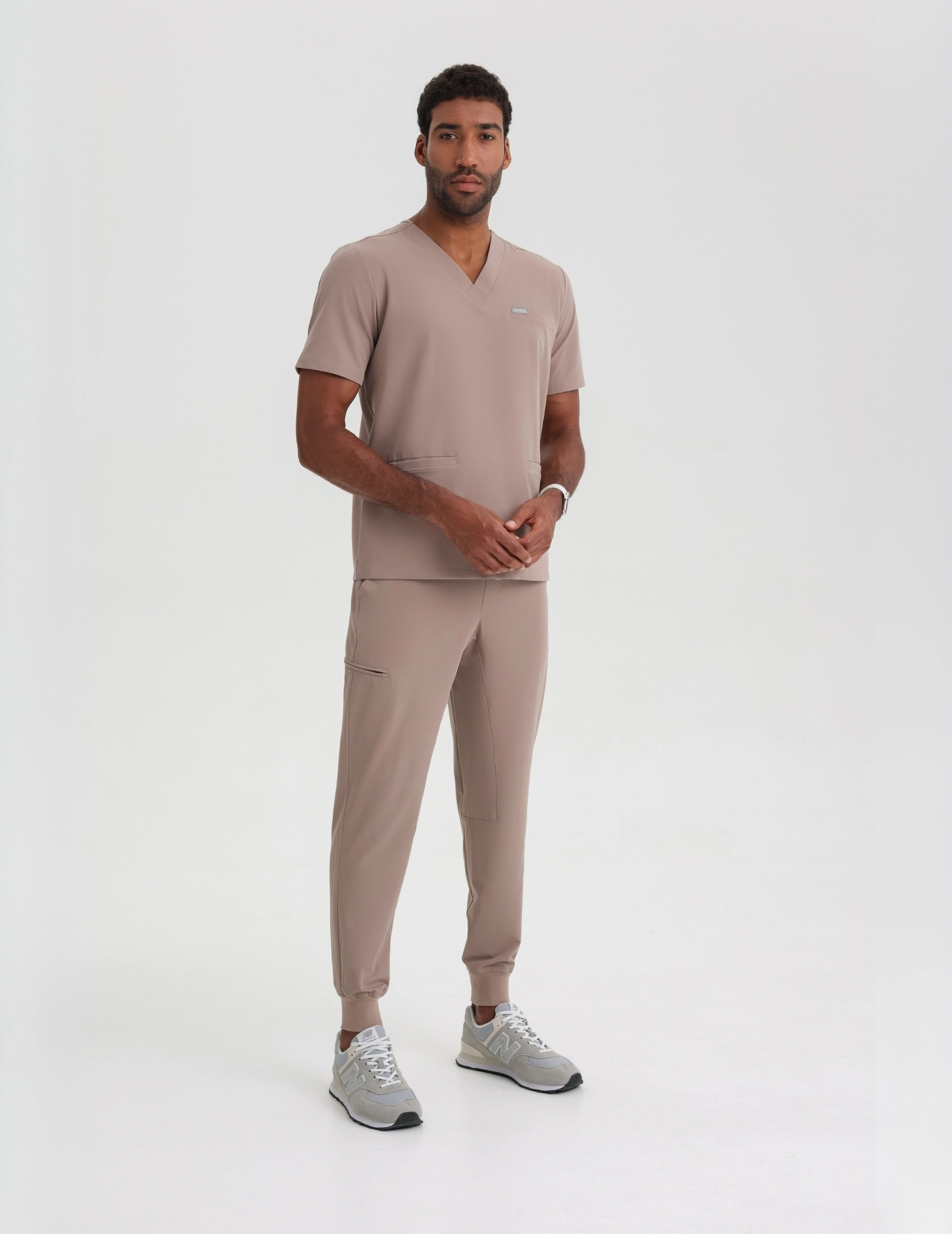 Spodnie Joggery Męskie - BEIGE Spodnie Joggery Męskie - BEIGE