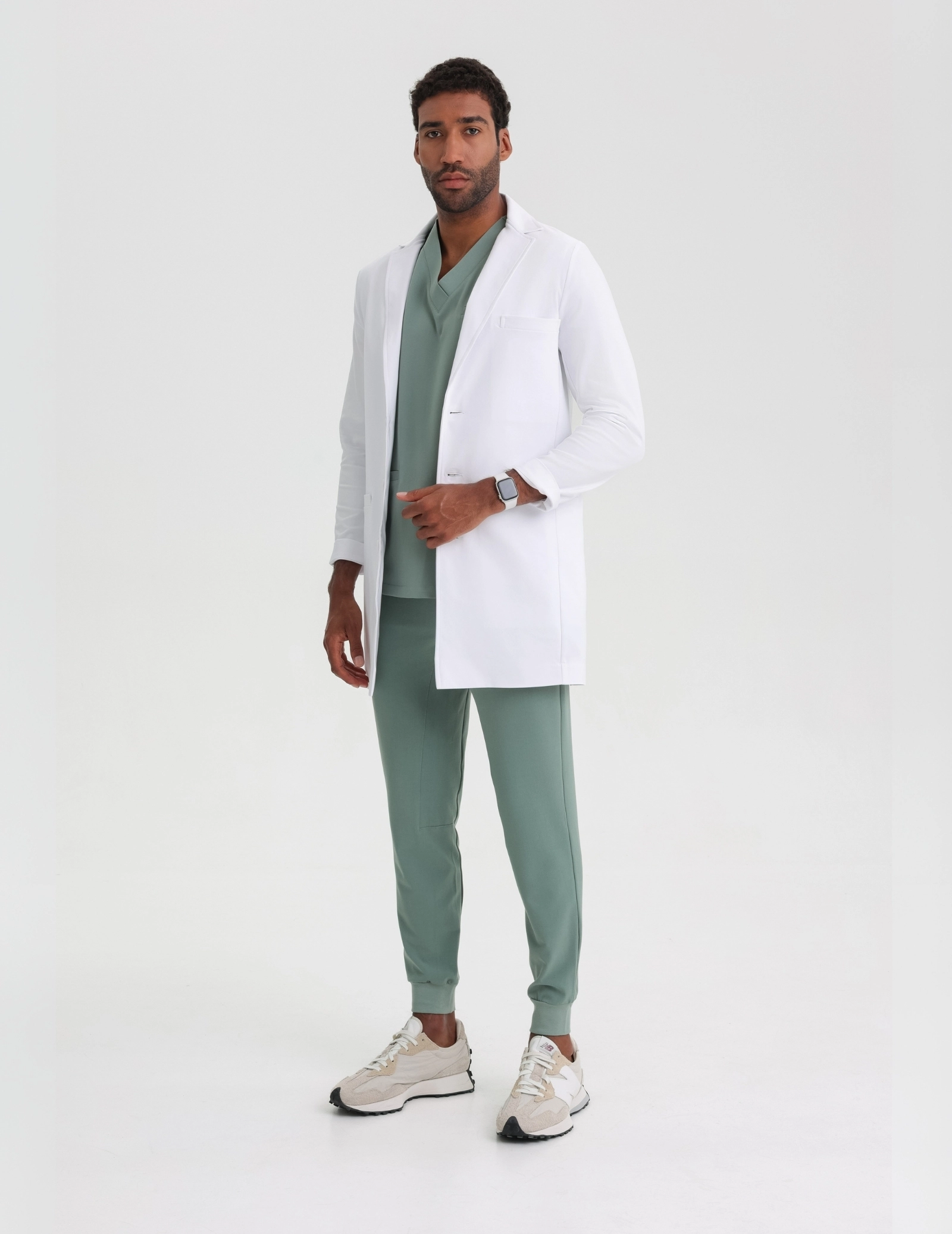 Fartuch Medyczny Męski Slim Fit - COLTON Fartuch Medyczny Męski Slim Fit - COLTON