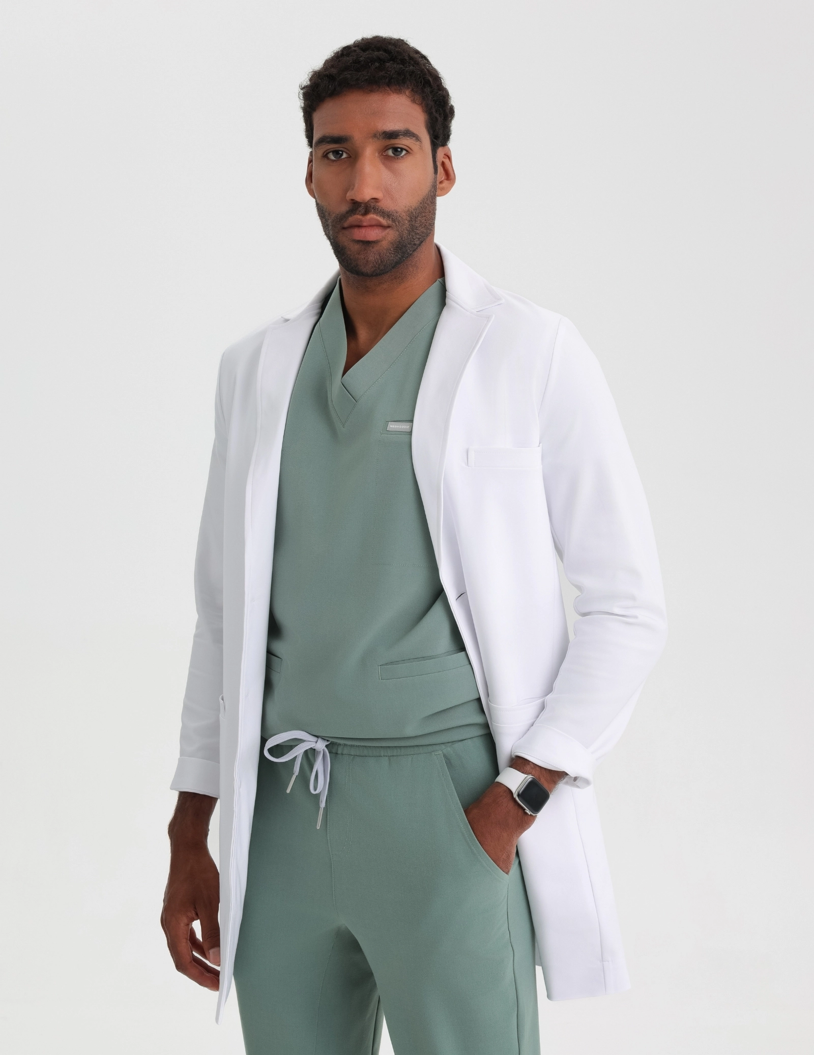 Fartuch Medyczny Męski Slim Fit - COLTON Fartuch Medyczny Męski Slim Fit - COLTON