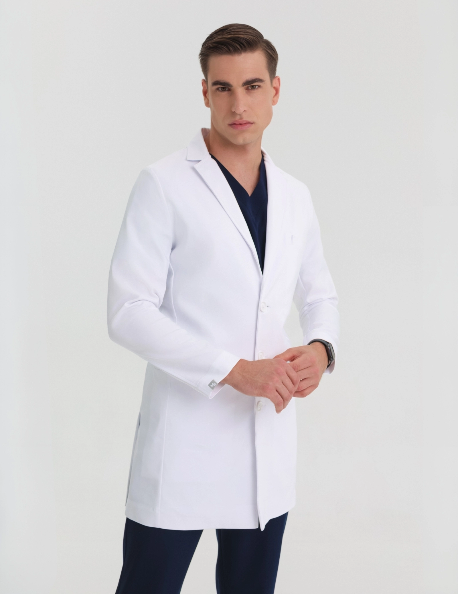 Fartuch Medyczny Męski Slim Fit - COLTON Fartuch Medyczny Męski Slim Fit - COLTON