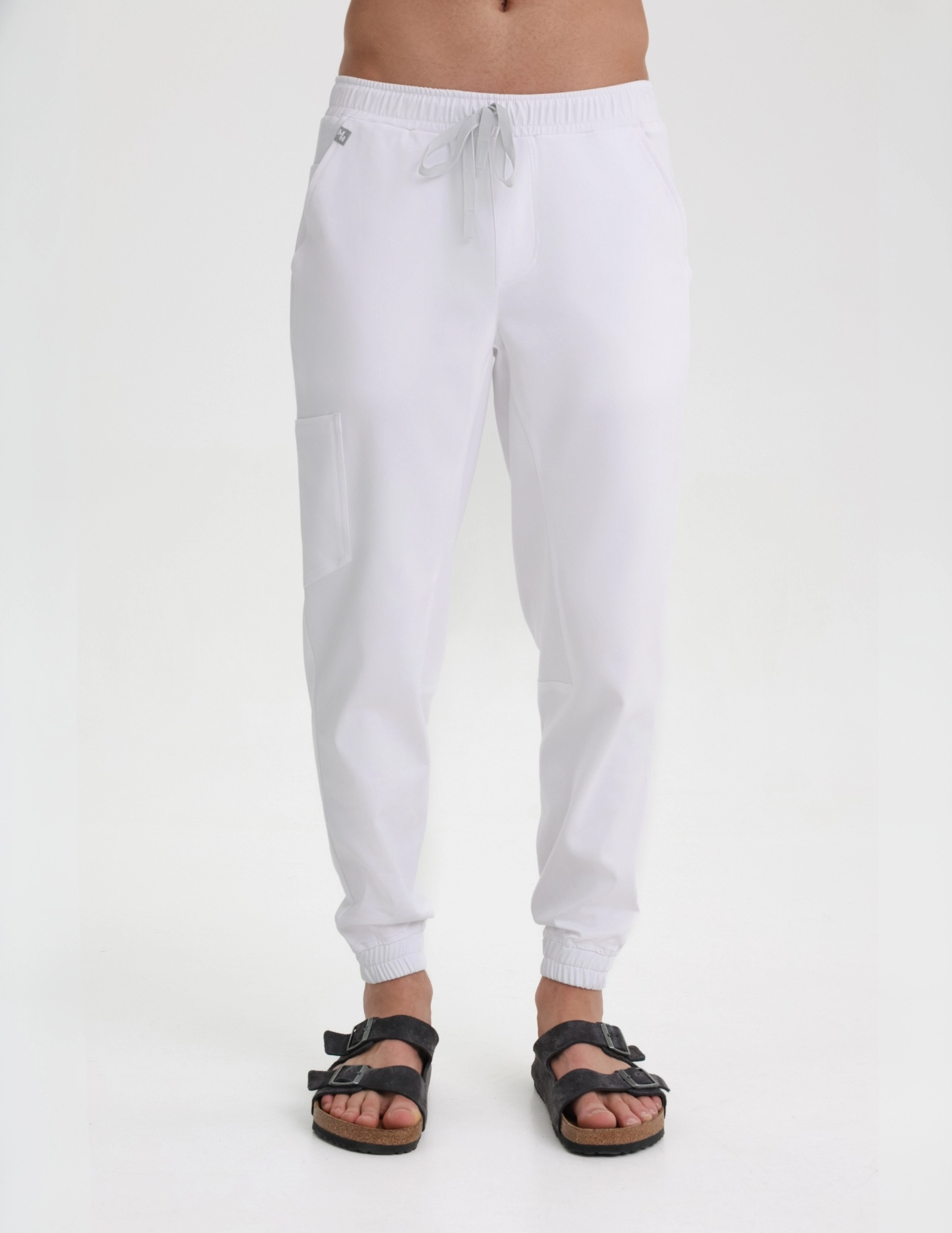 Spodnie Joggery Męskie - White