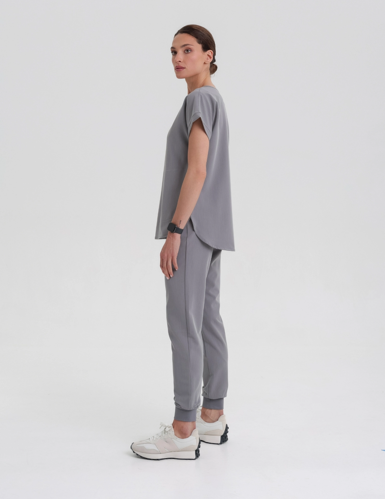 Spodnie Joggery Damskie - SHARK GRAY