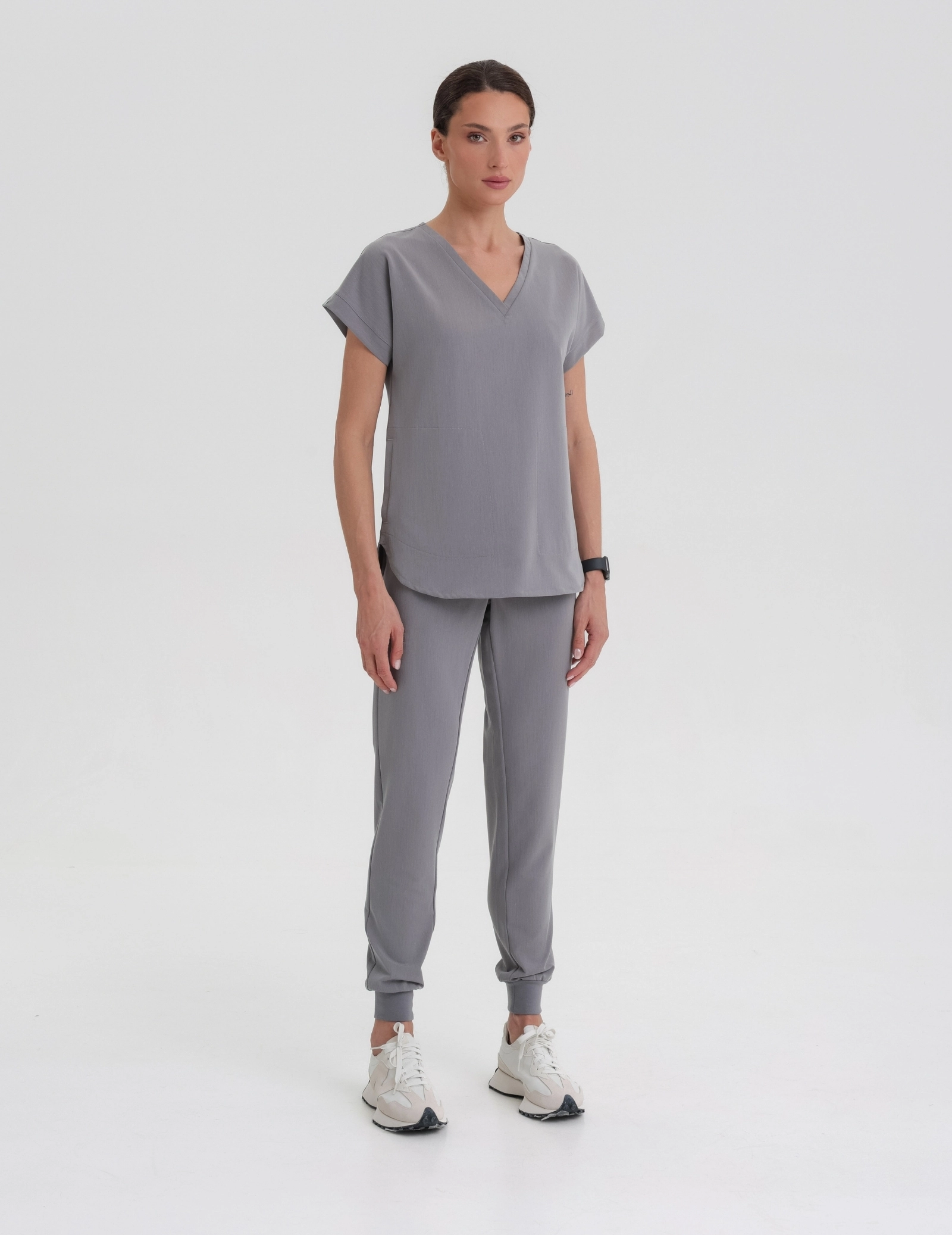 Spodnie Joggery Damskie - SHARK GRAY