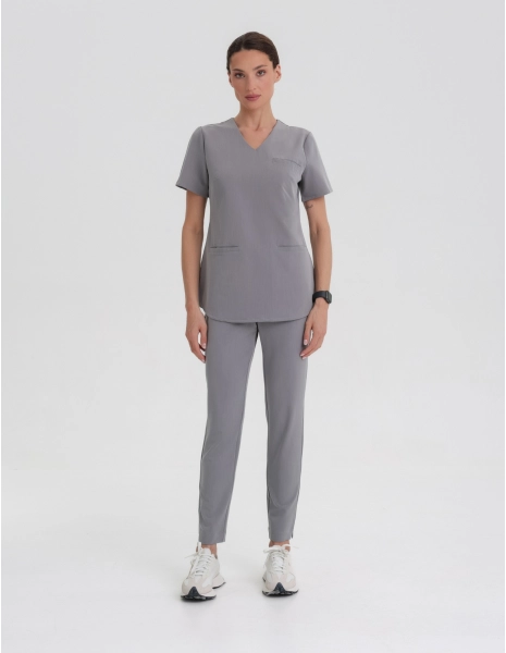 Spodnie Damskie Basic - SHARK GRAY