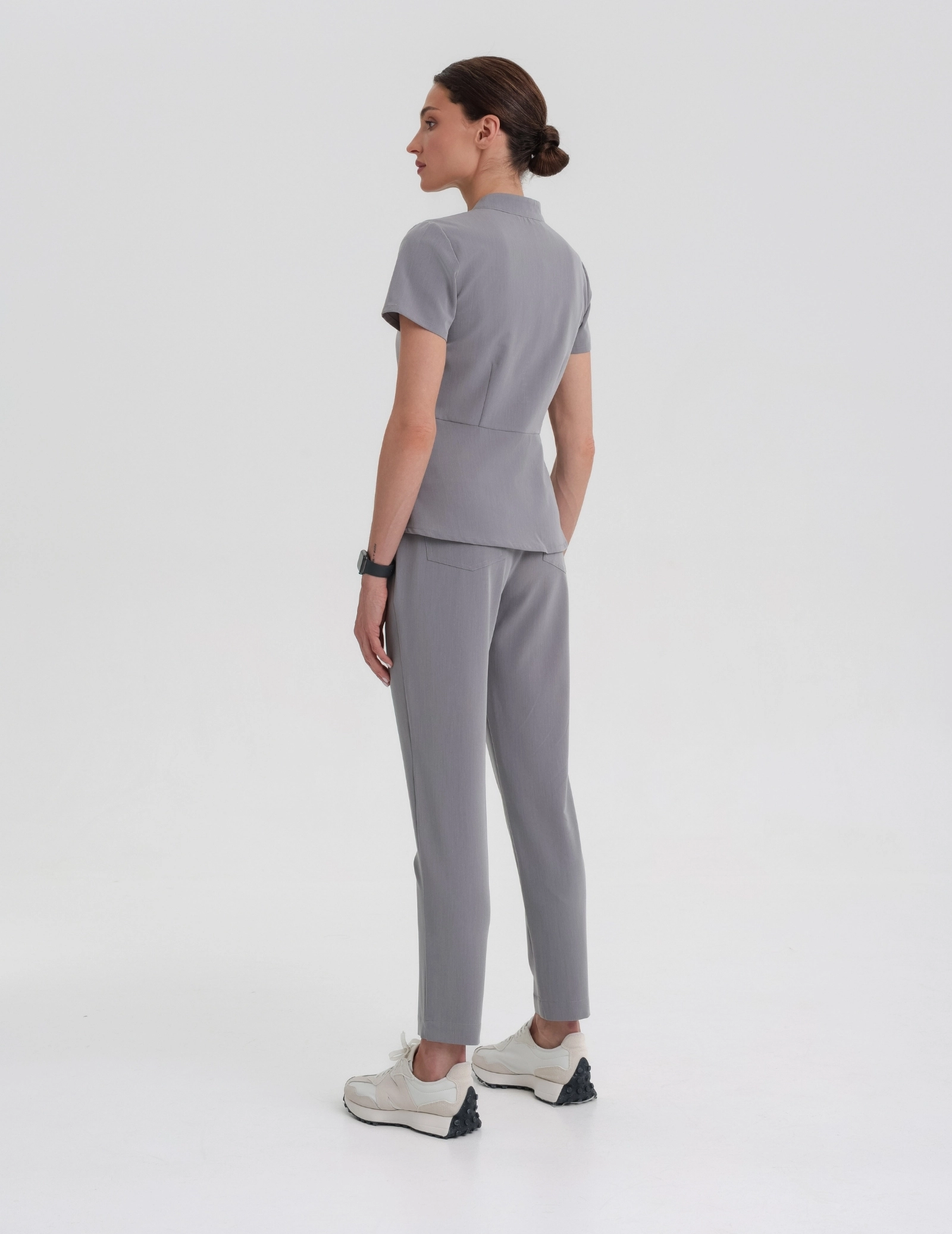 Spodnie Damskie Basic - SHARK GRAY