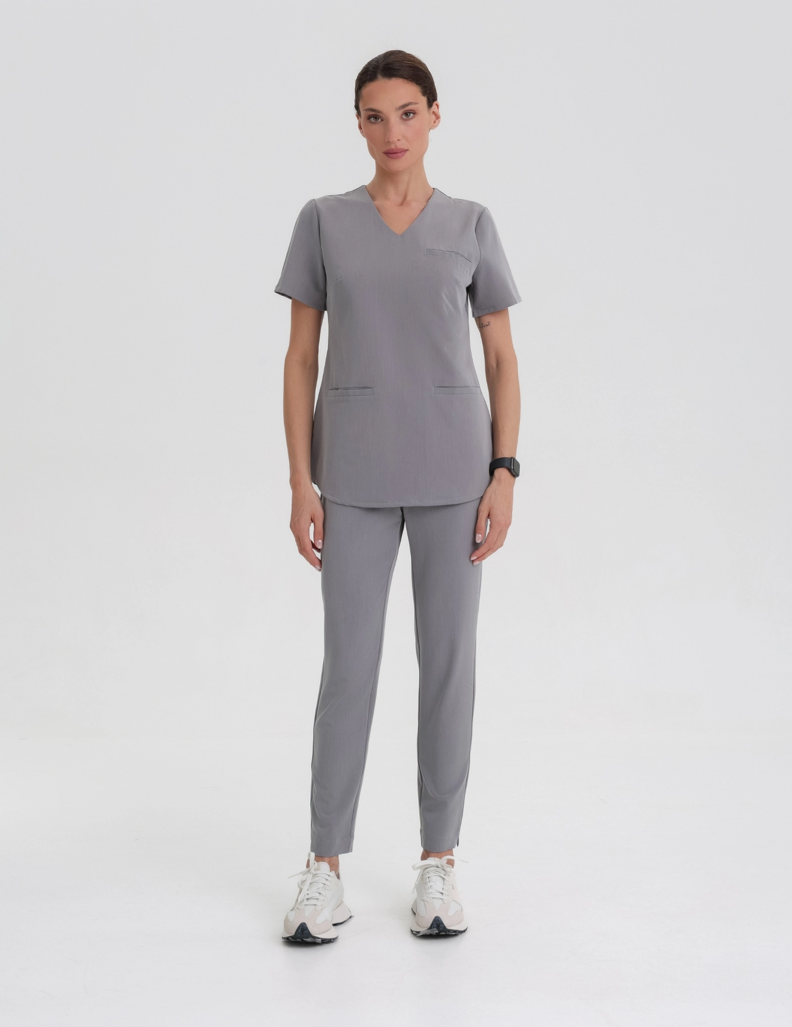 Bluza Medyczna Grace - SHARK GRAY
