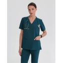 Bluza Medyczna Casy - DEEP GREEN