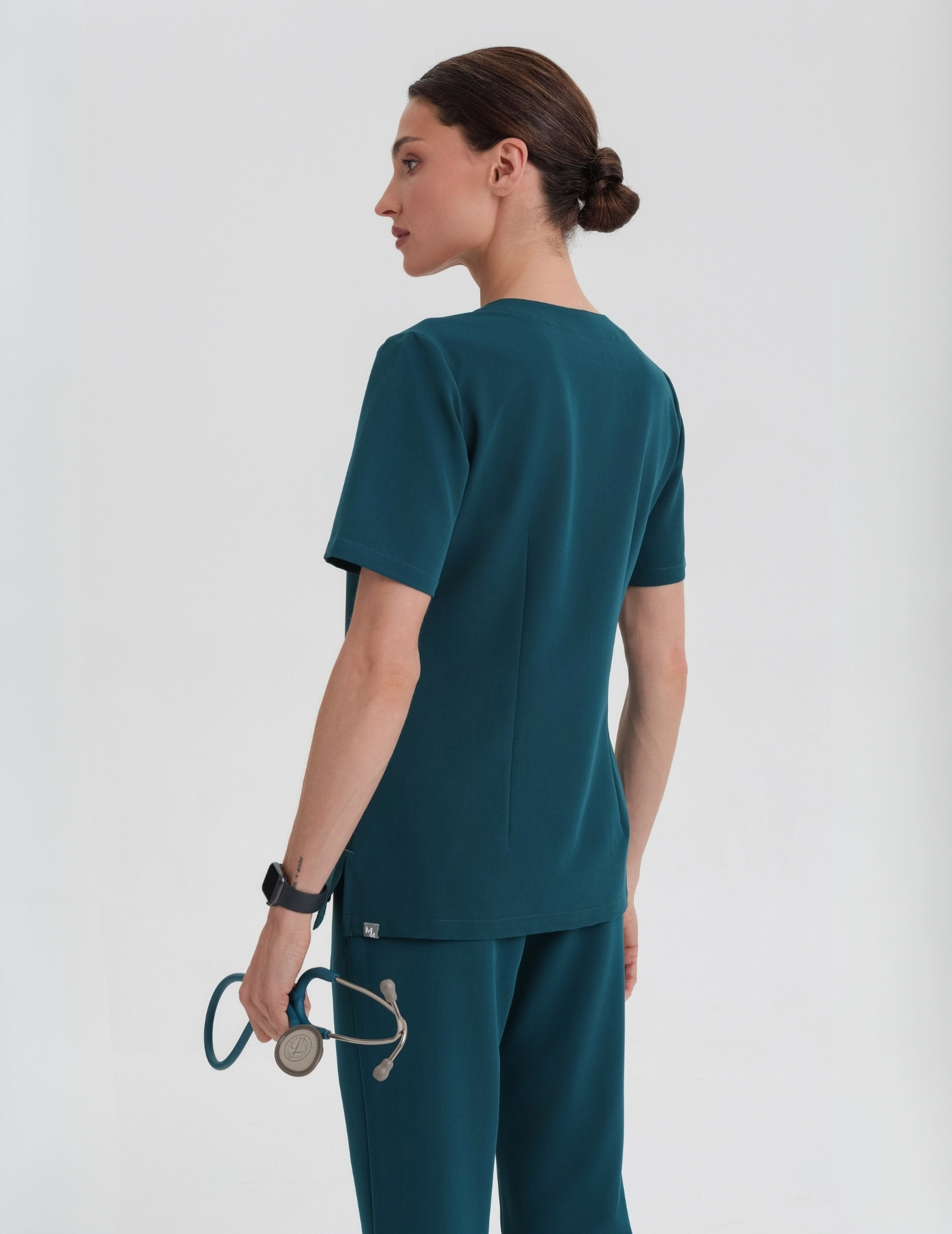 Bluza Medyczna Casy - DEEP GREEN