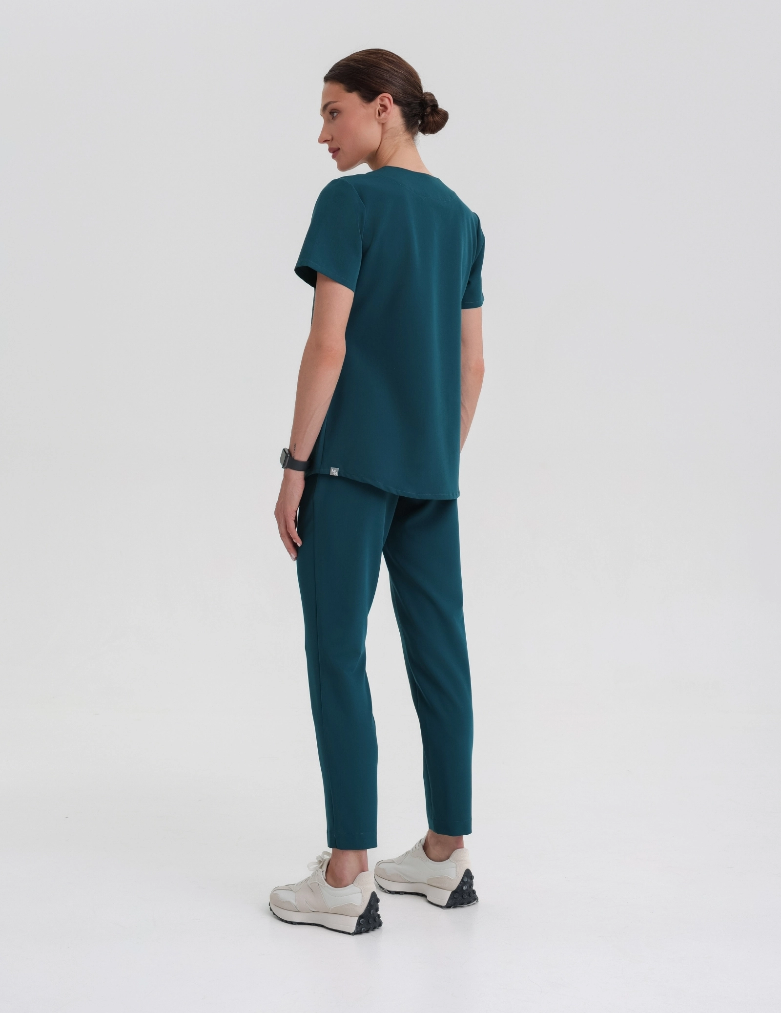 Spodnie Damskie Basic - DEEP GREEN