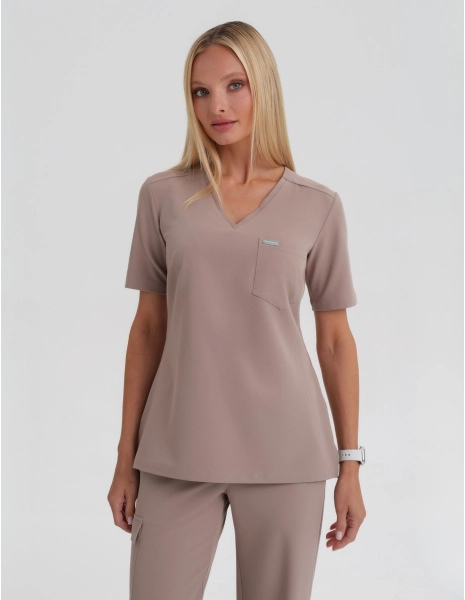Bluza Medyczna Raya One Pocket - BEIGE