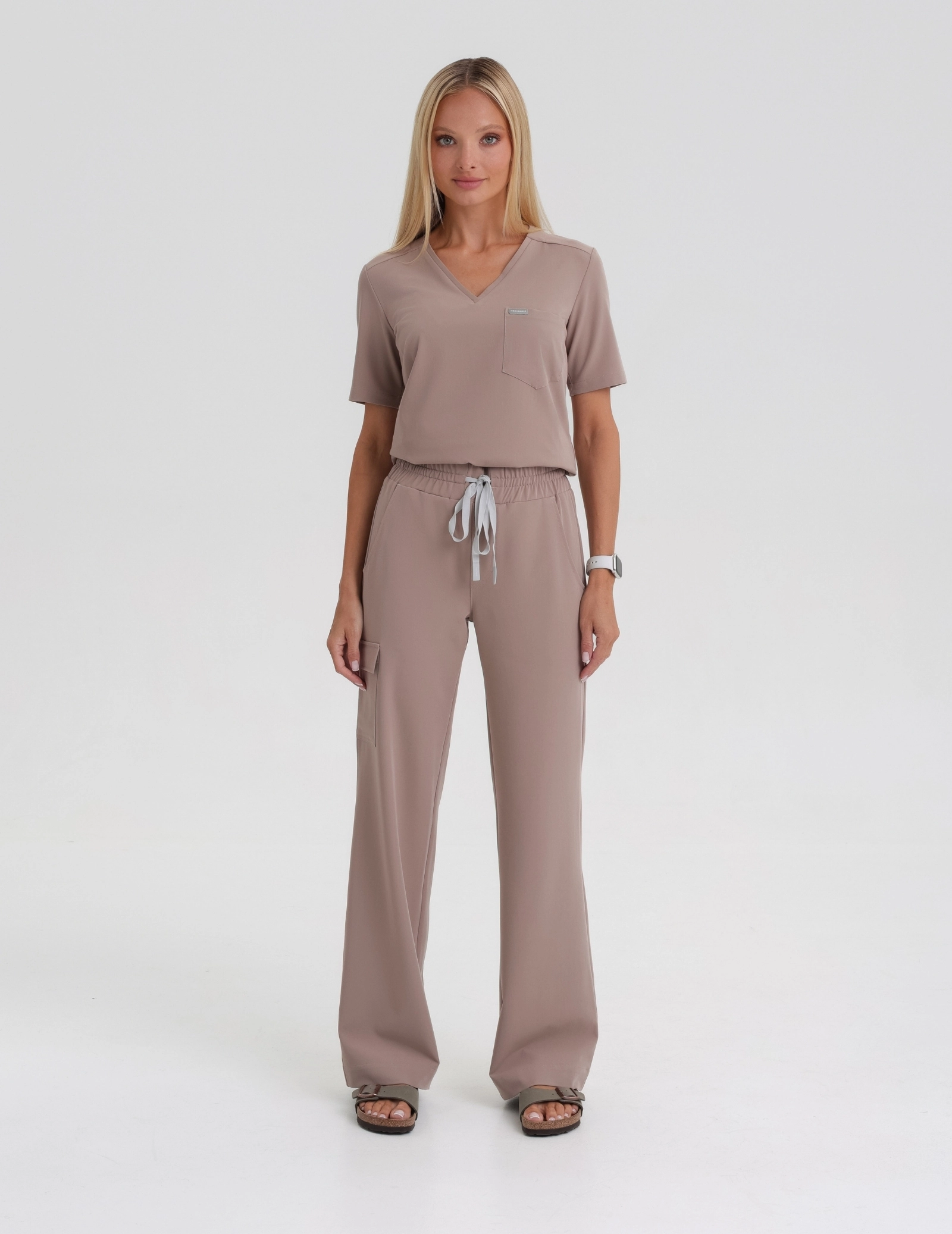 Spodnie Damskie Yoga - BEIGE