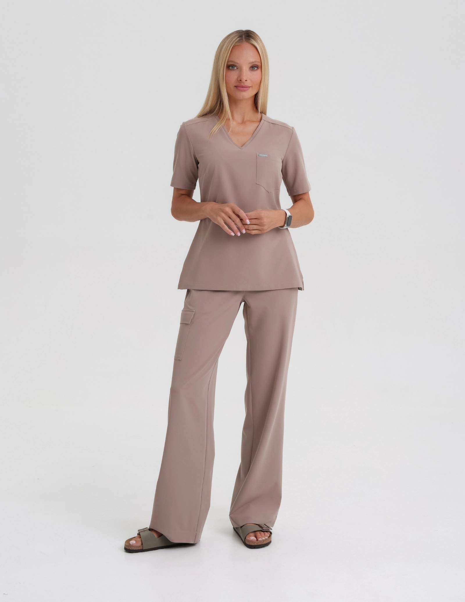 Spodnie Damskie Yoga - BEIGE