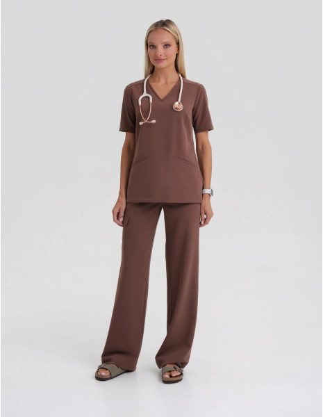 Spodnie YOGA - MILKY BROWN