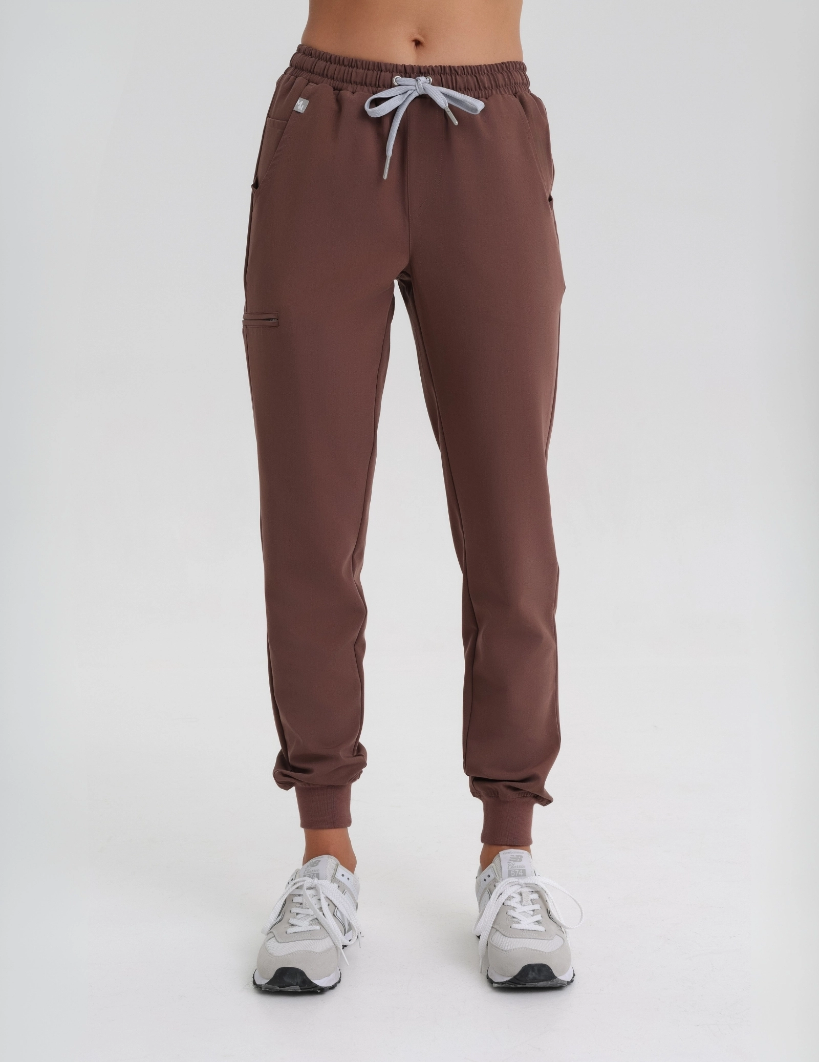 Spodnie Joggery damskie - MILKY BROWN