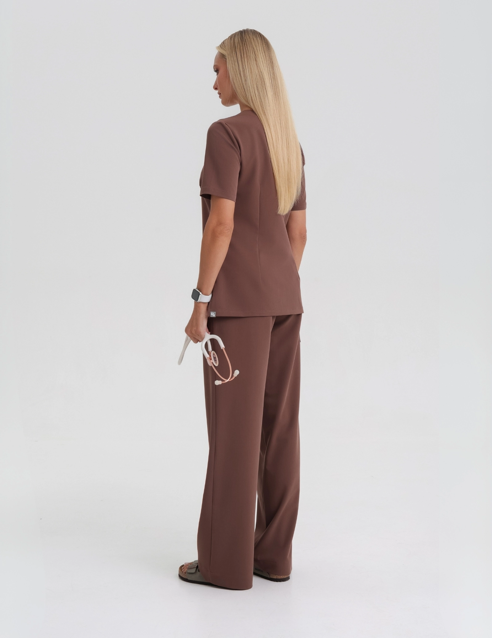 Bluza Medyczna Casy- MILKY BROWN
