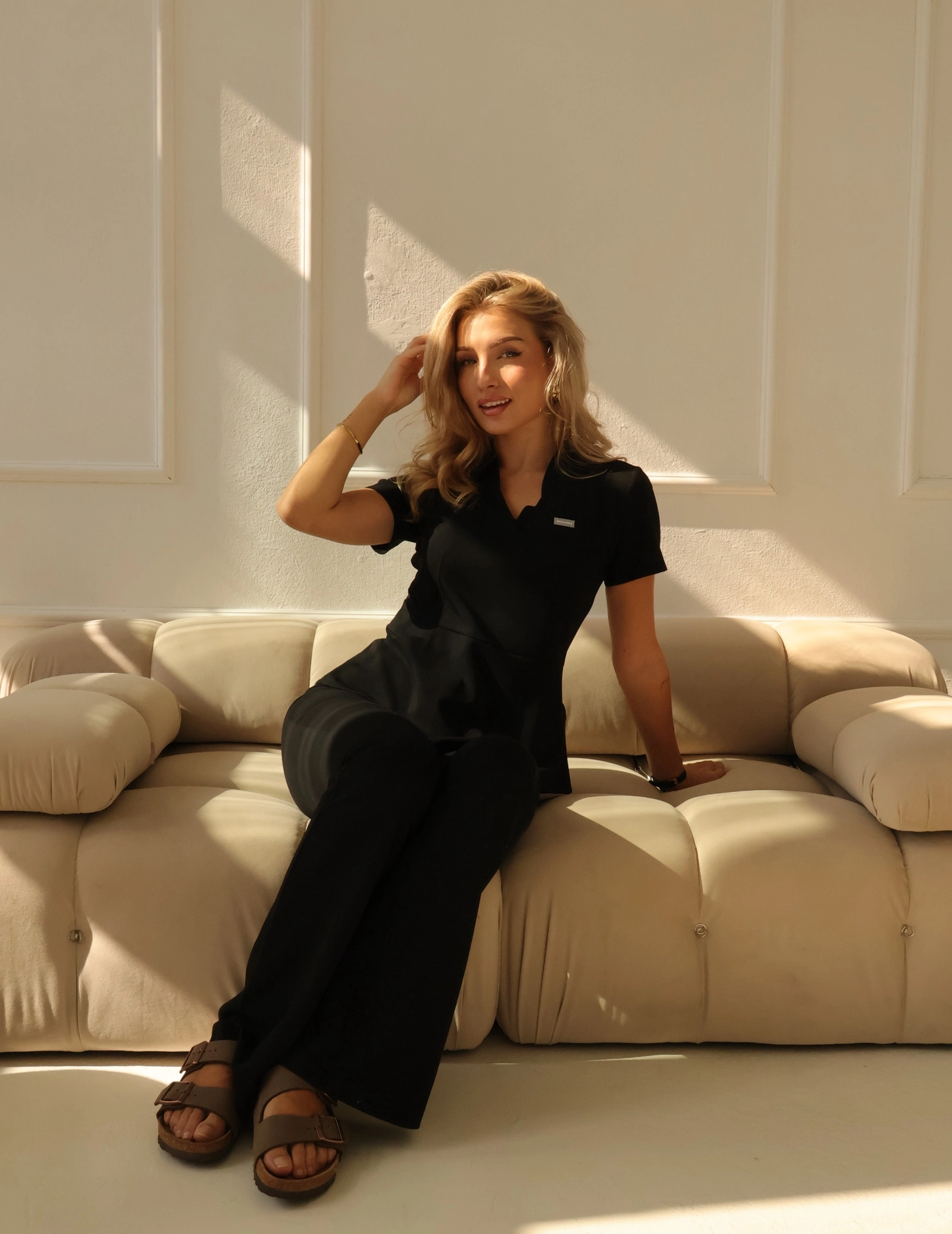 Bluza Medyczna Kori - BLACK