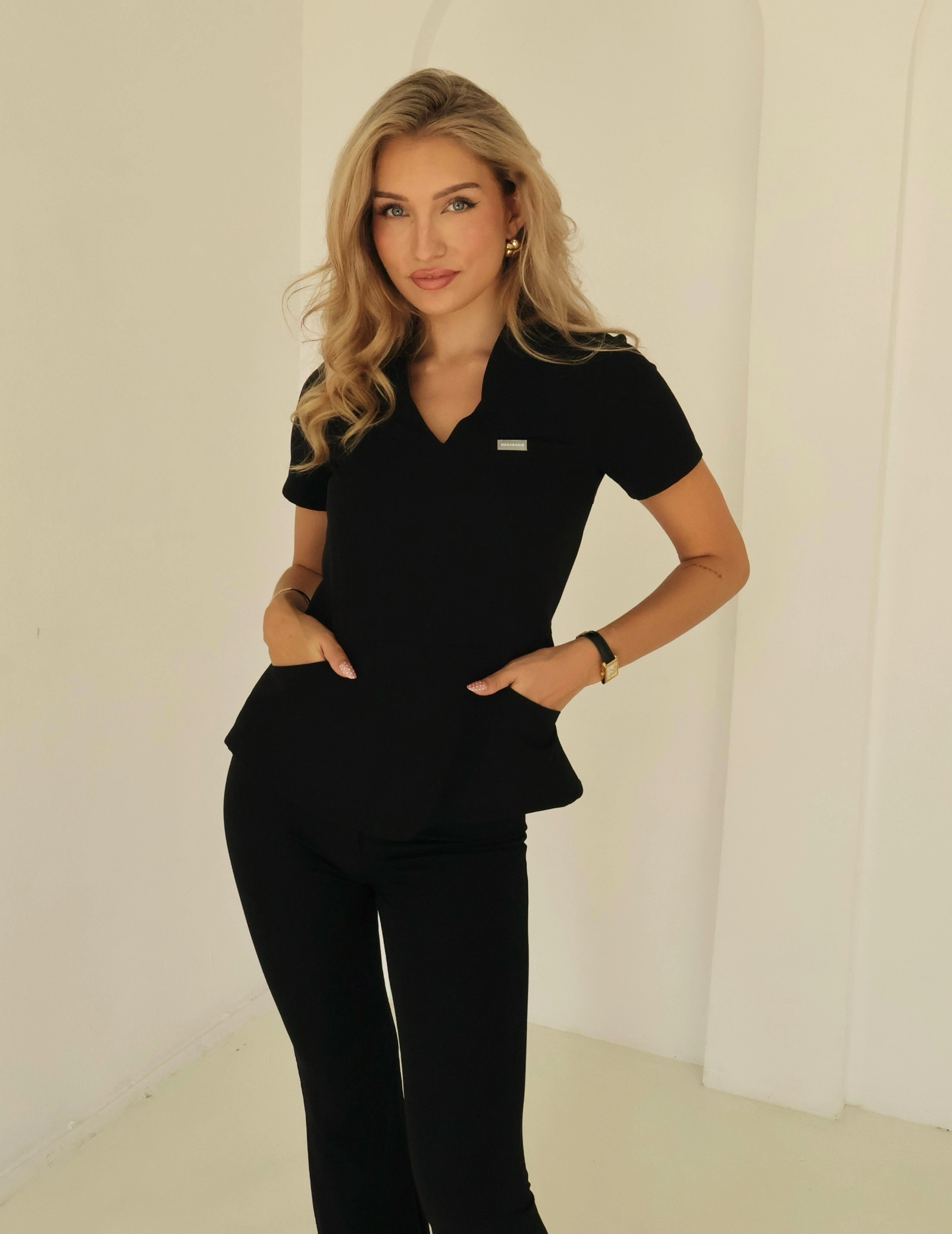 Bluza Medyczna Kori - BLACK