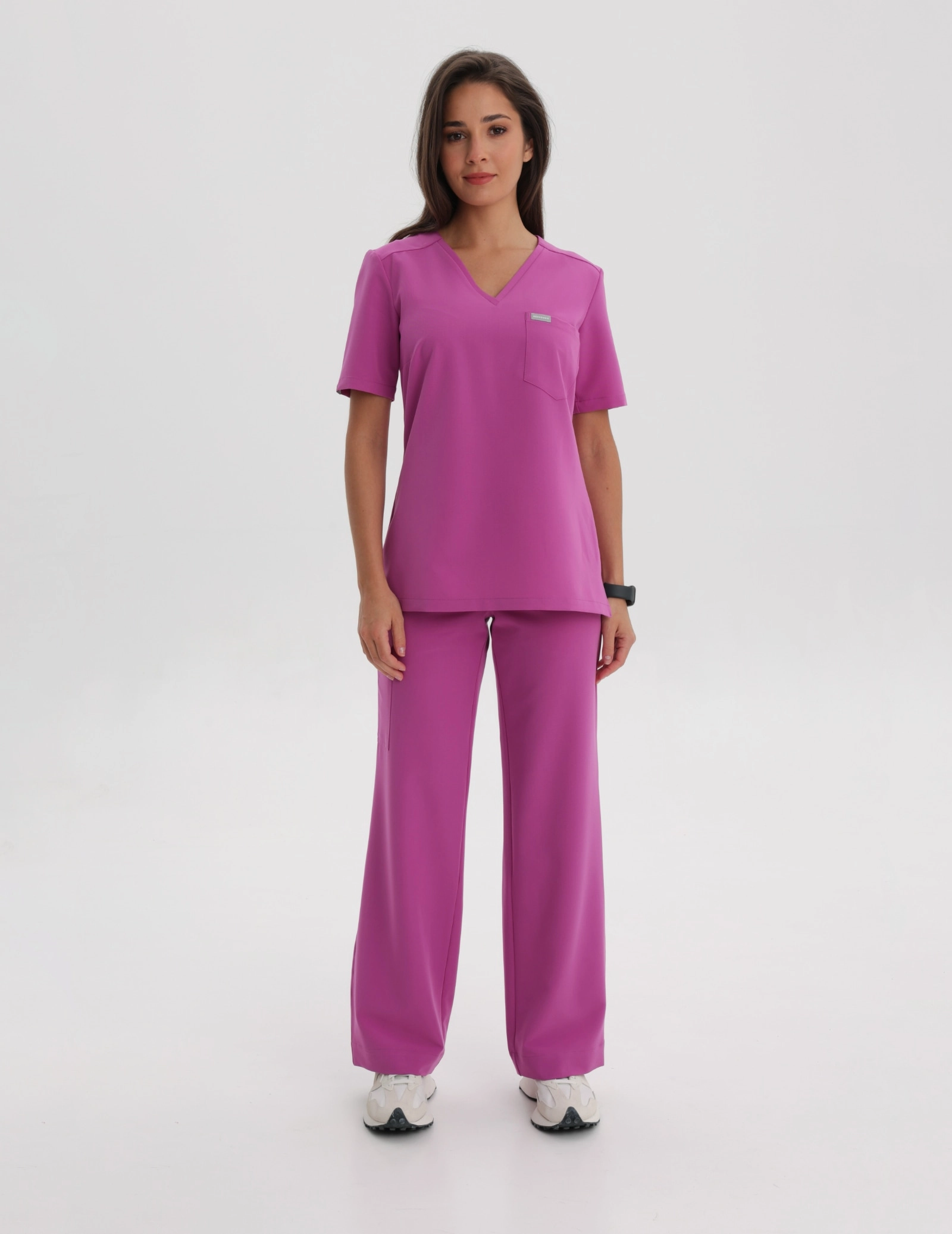 Bluza Medyczna Raya One Pocket - ELECTRIC PINK