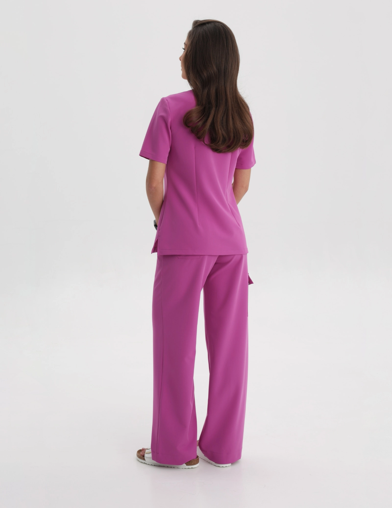 Bluza Medyczna Raya One Pocket - ELECTRIC PINK