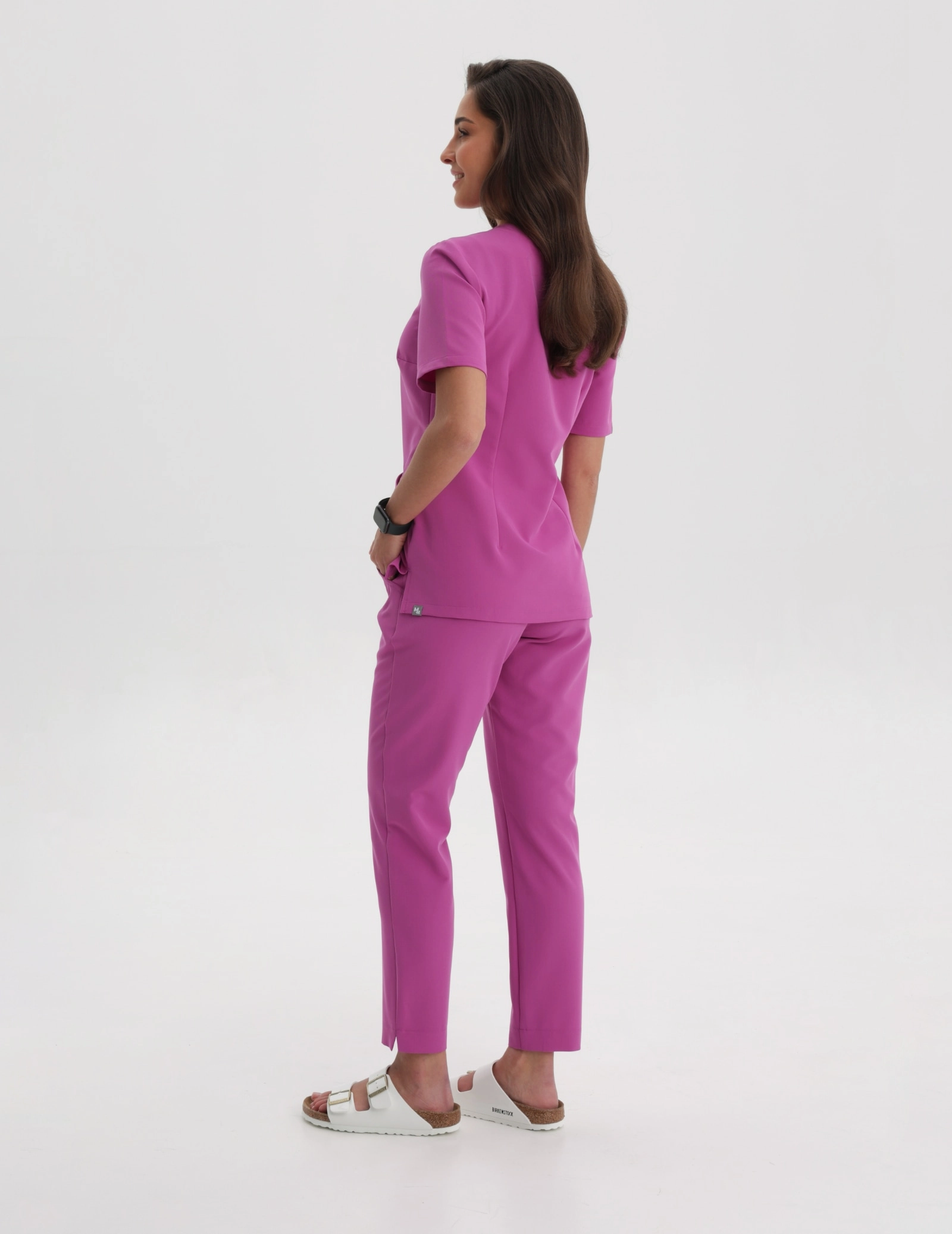 Spodnie damskie Basic - ELECTRIC PINK
