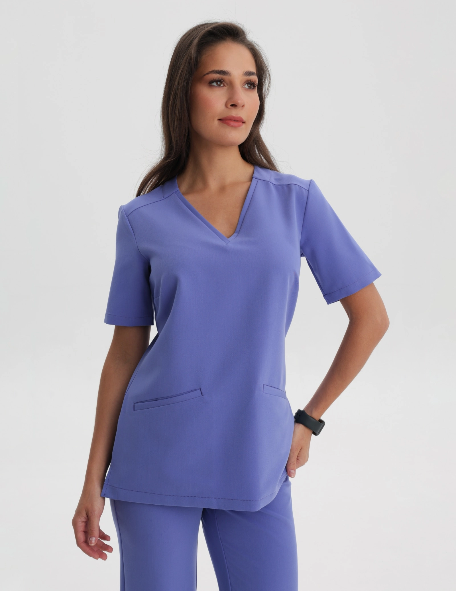 Bluza Medyczna Casy - DENIM BLUE