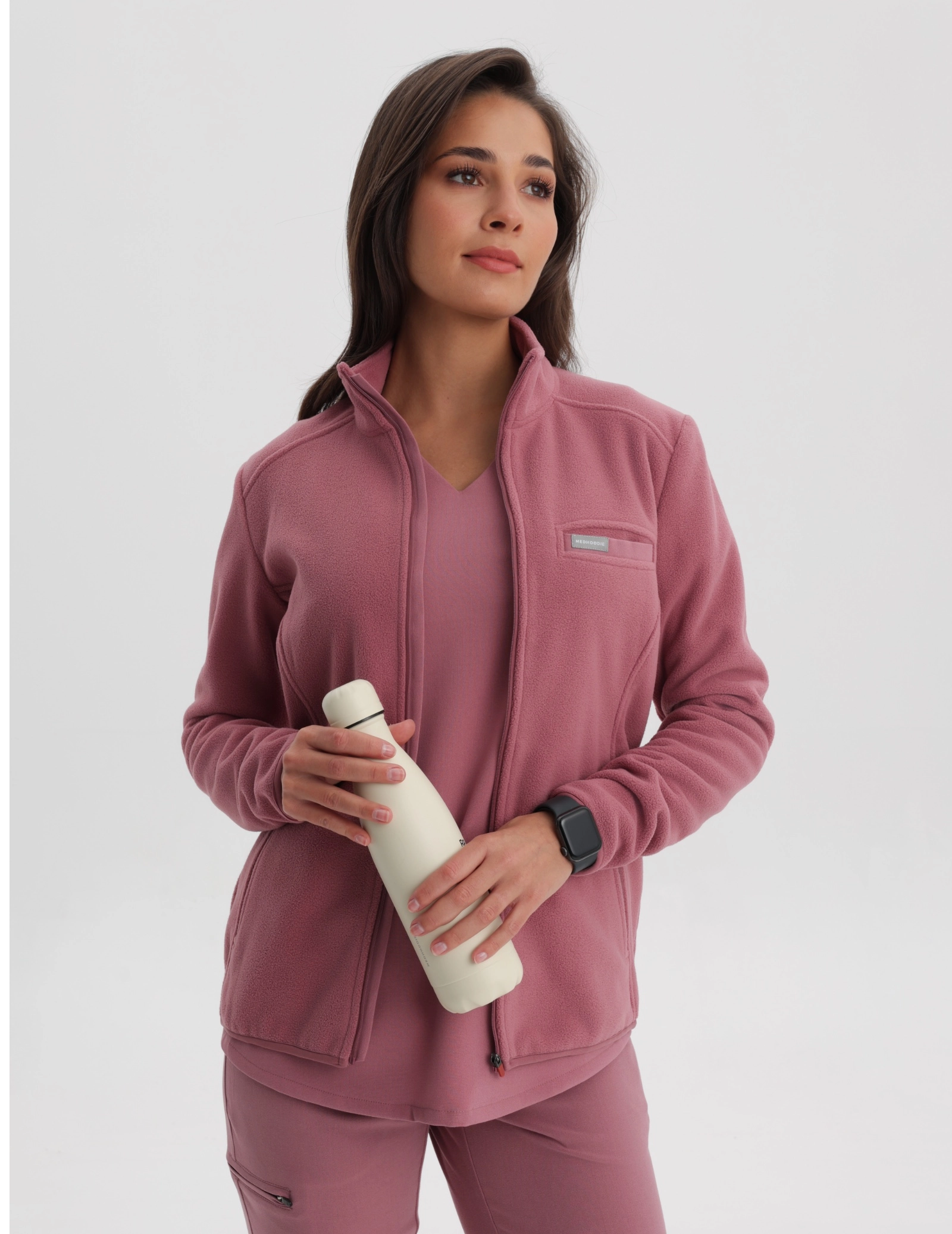 Bluza Polarowa Damska COZY HEAT - WOODROSE