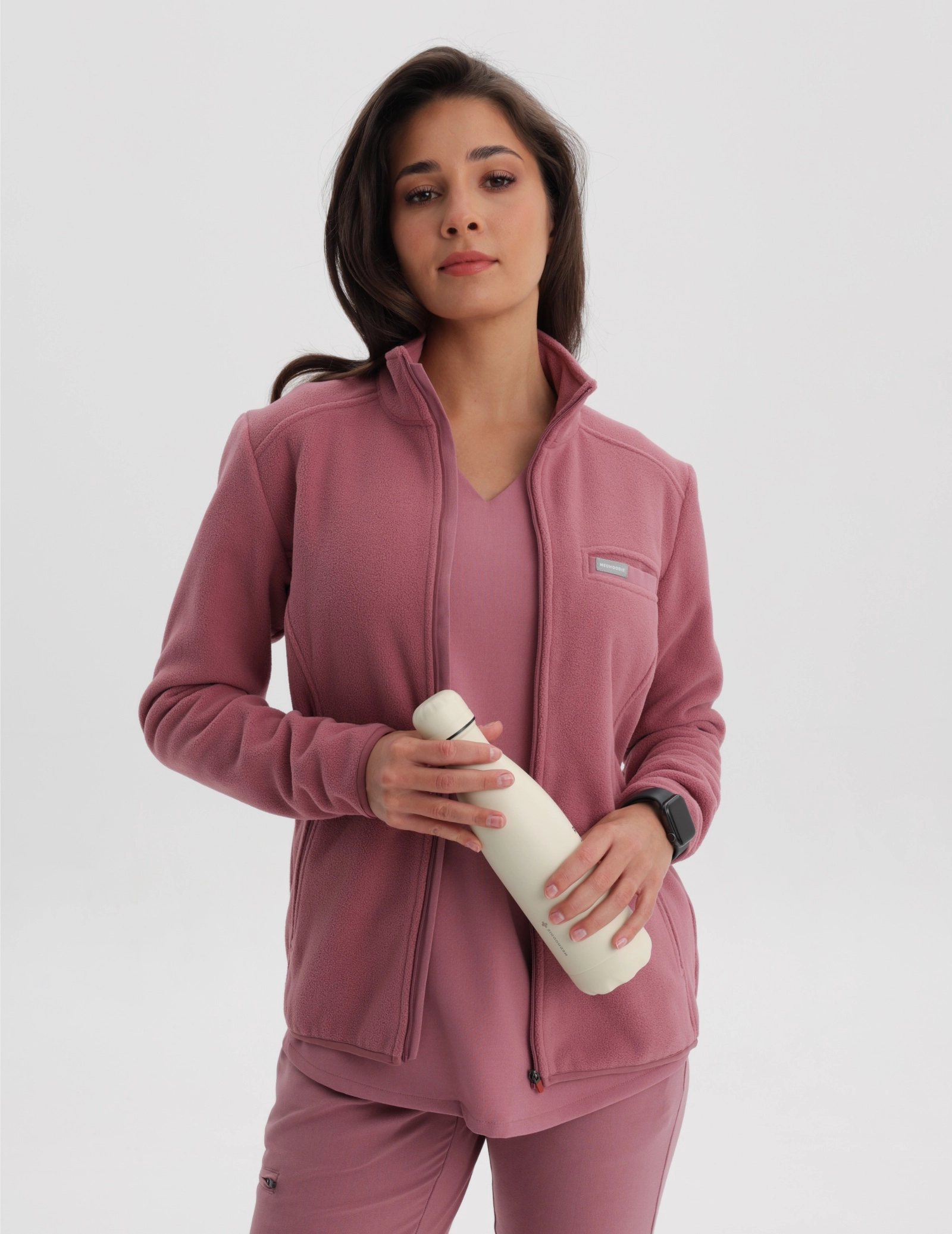 Bluza Polarowa Damska COZY HEAT - WOODROSE