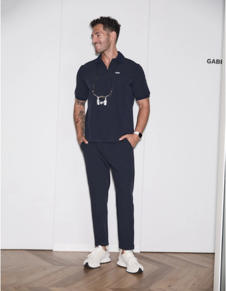 Bluza Medyczna Polo Męska -...