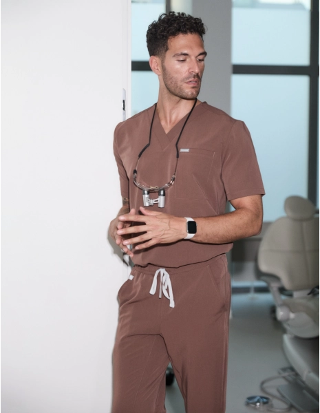 Bluza Medyczna Birbal - MILKY BROWN