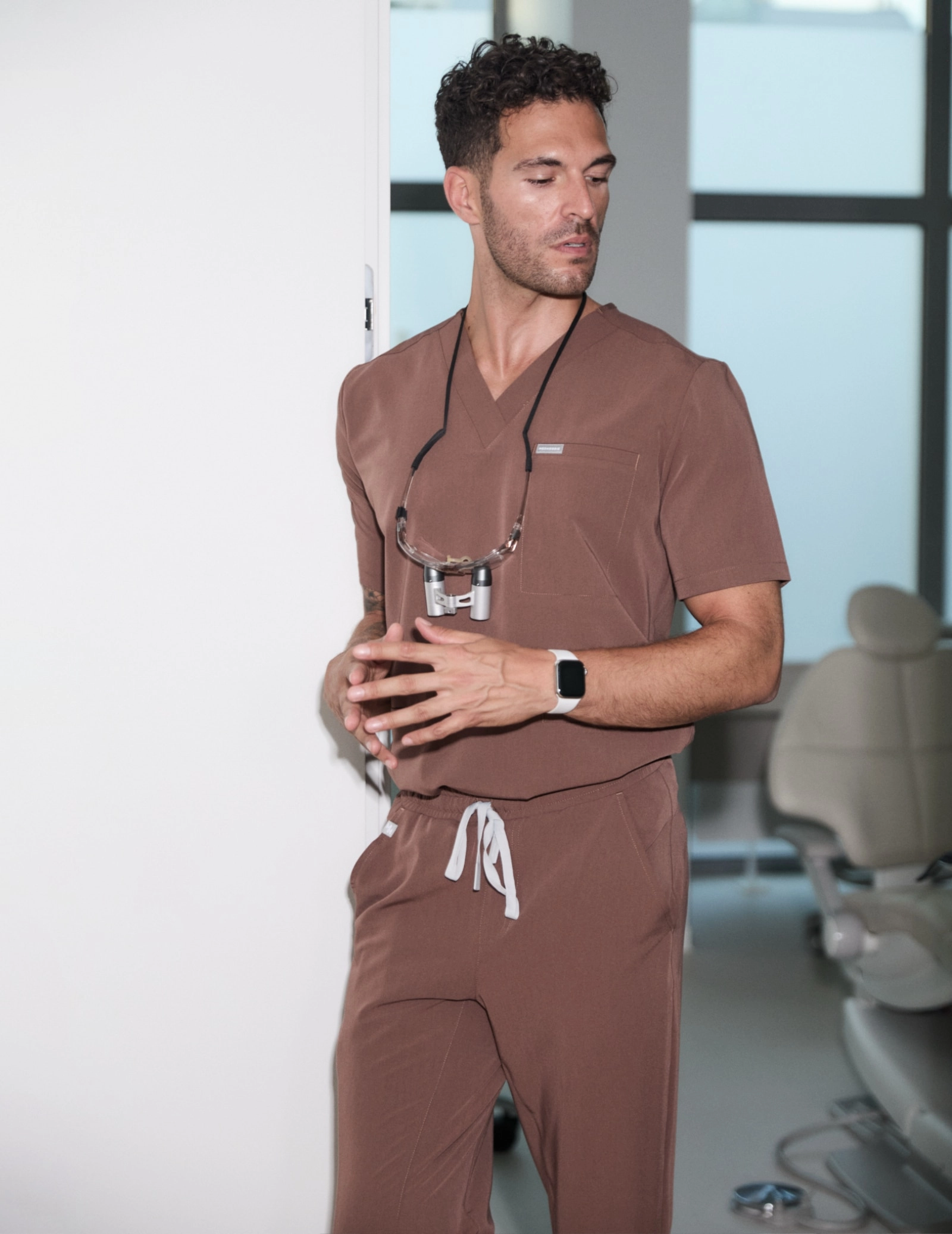 Bluza Medyczna Birbal - MILKY BROWN