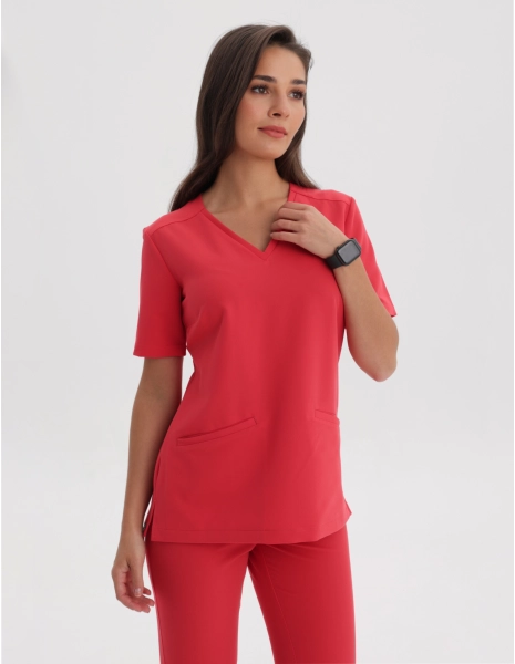 Bluza Medyczna Casy - POP RED