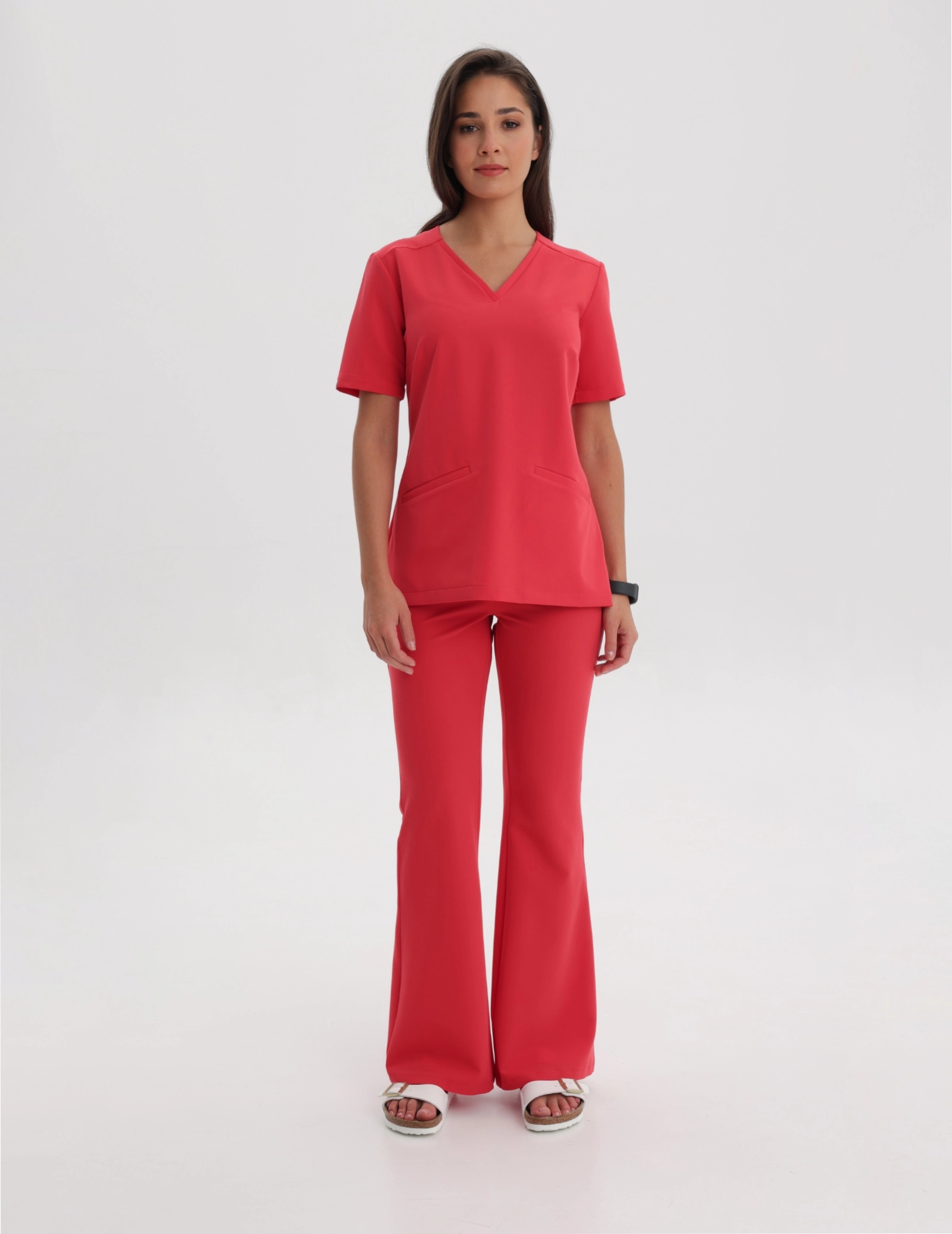 Bluza Medyczna Casy - POP RED Bluza Medyczna Casy - POP RED