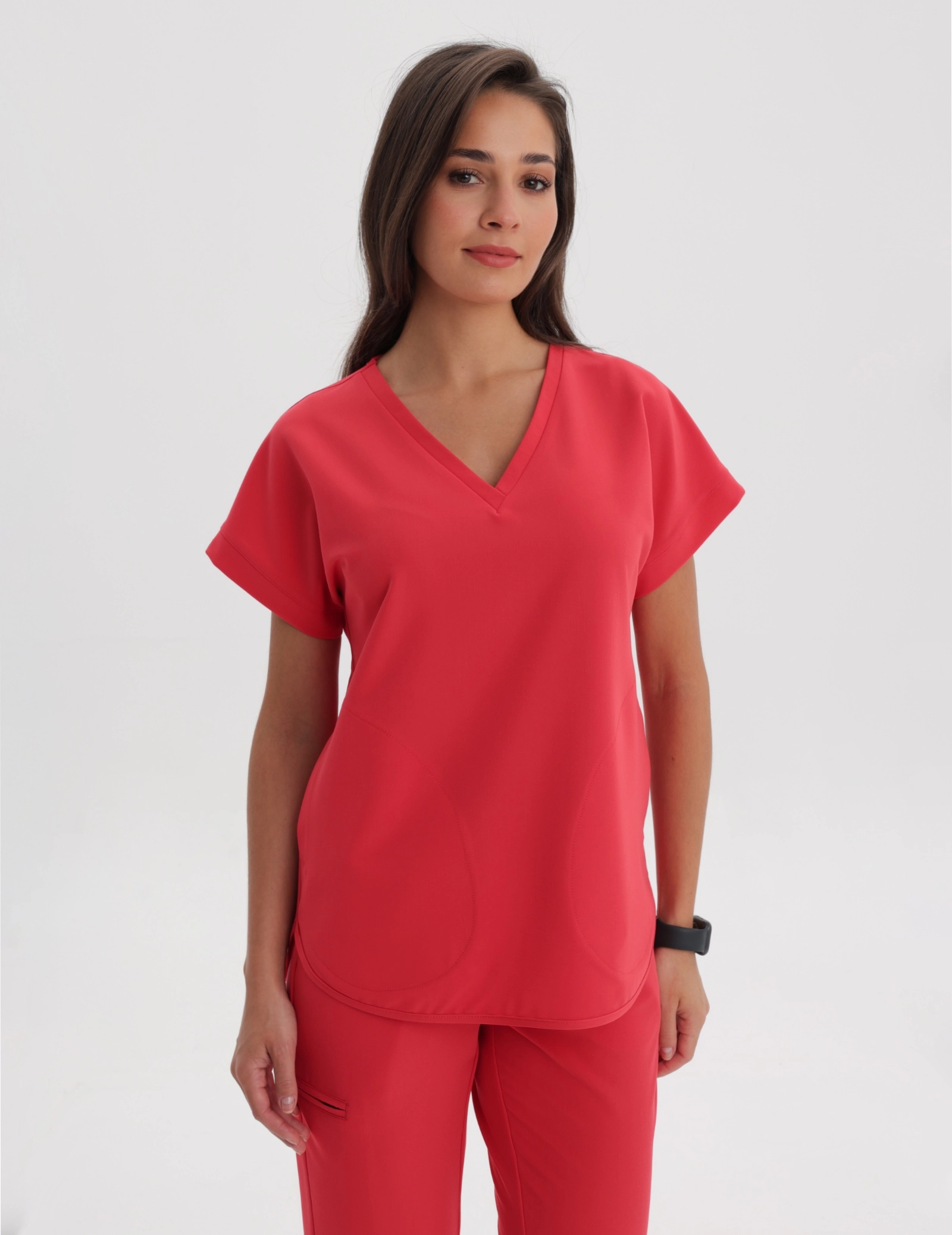Bluza Medyczna Kendall - POP RED Bluza Medyczna Kendall - POP RED