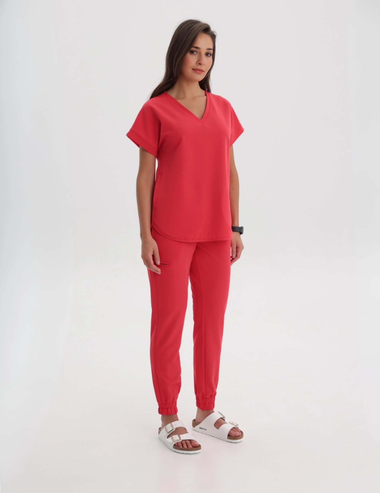 Bluza Medyczna Kendall - POP RED Bluza Medyczna Kendall - POP RED