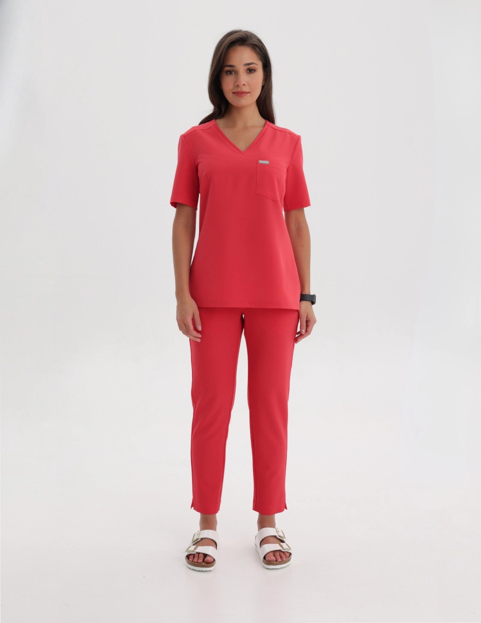 Bluza Medyczna Raya One Pocket - POP RED Bluza Medyczna Raya One Pocket - POP RED