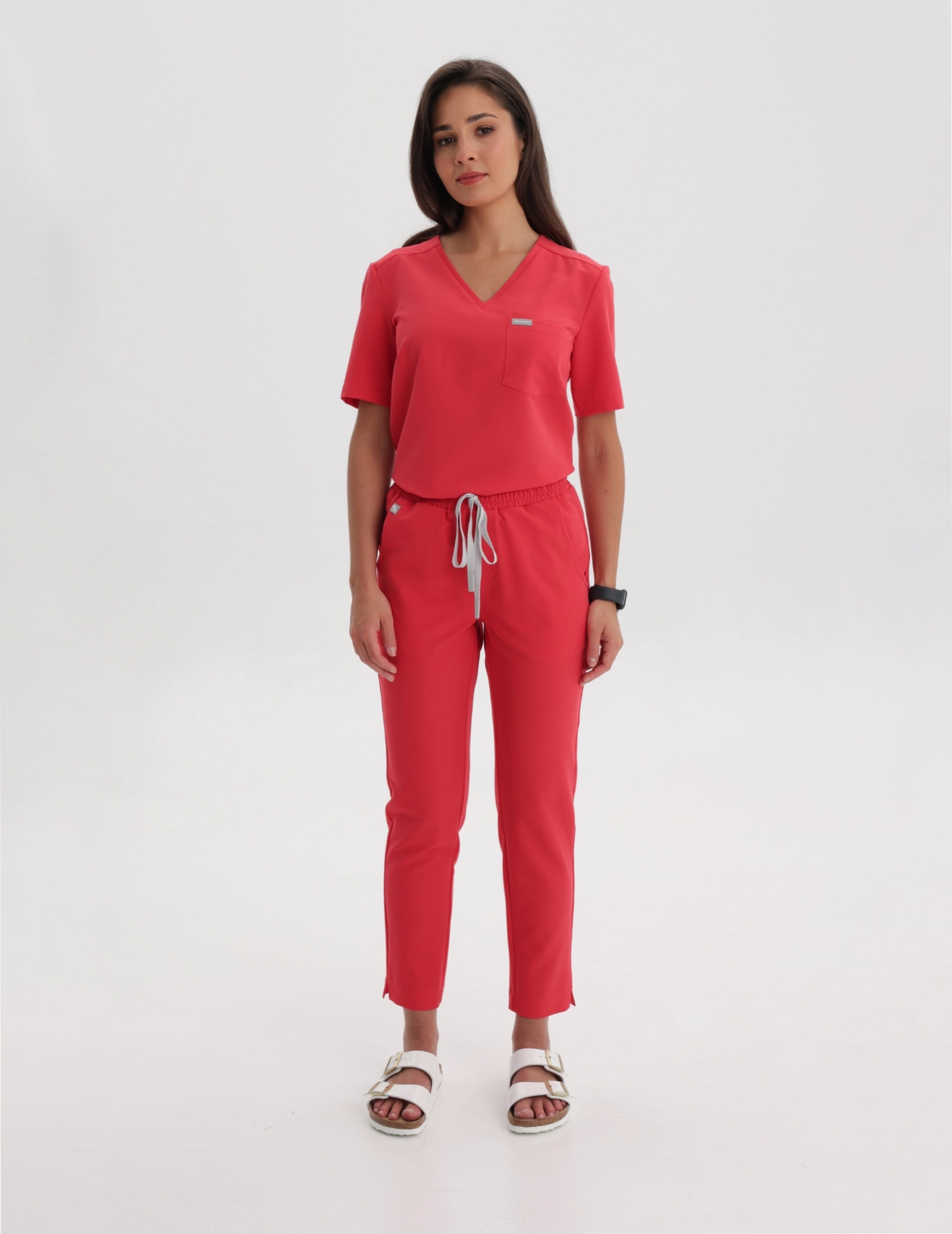 Bluza Medyczna Raya One Pocket - POP RED Bluza Medyczna Raya One Pocket - POP RED