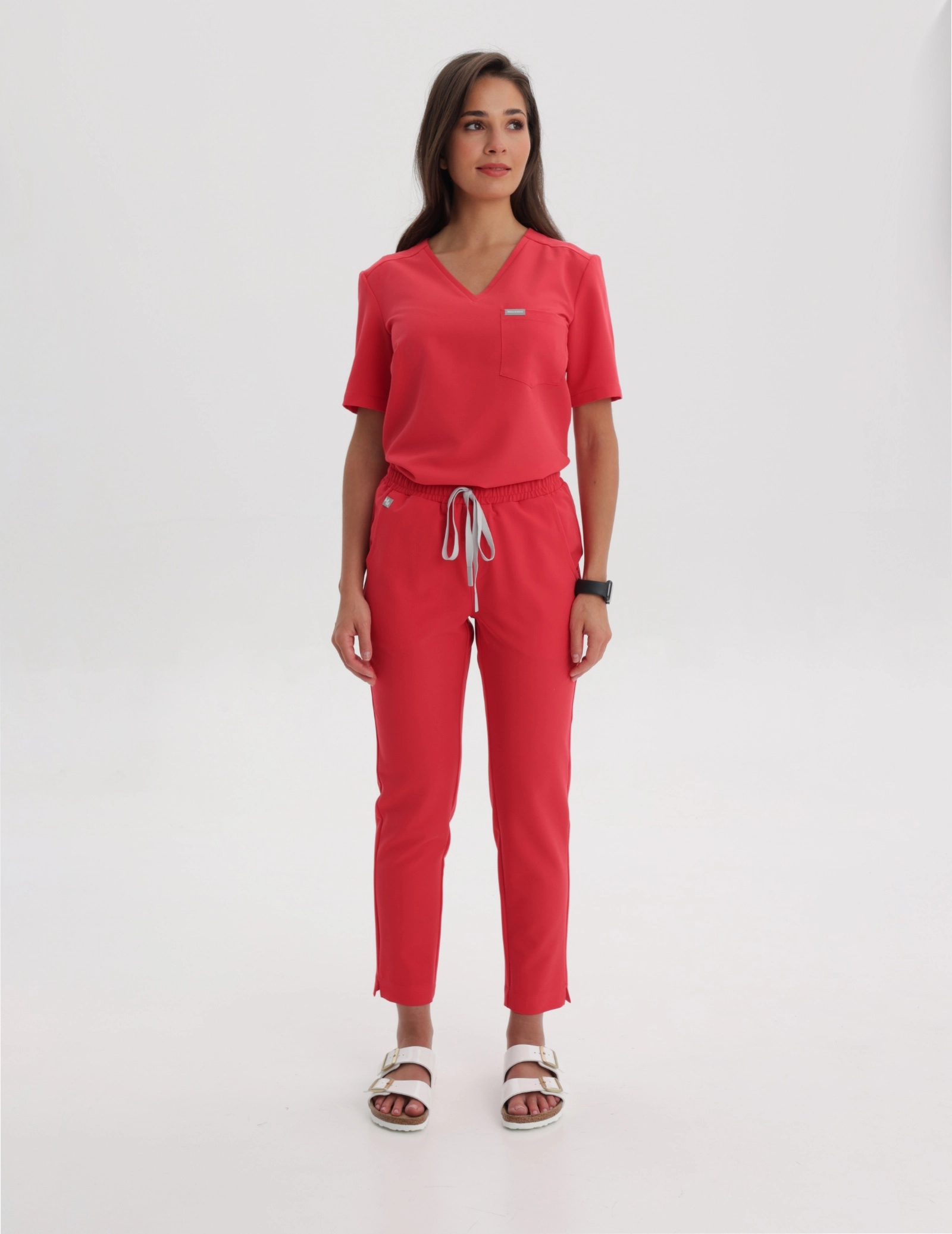 Bluza Medyczna Raya One Pocket - POP RED Bluza Medyczna Raya One Pocket - POP RED