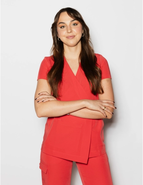 Bluza Medyczna Wiązana Auri...