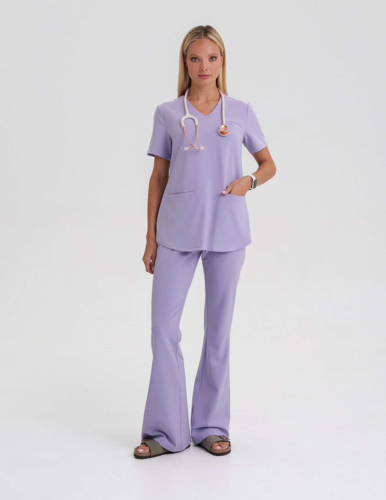 Bluza Medyczna Grace - PURPLE HEATHER Bluza Medyczna Grace - PURPLE HEATHER