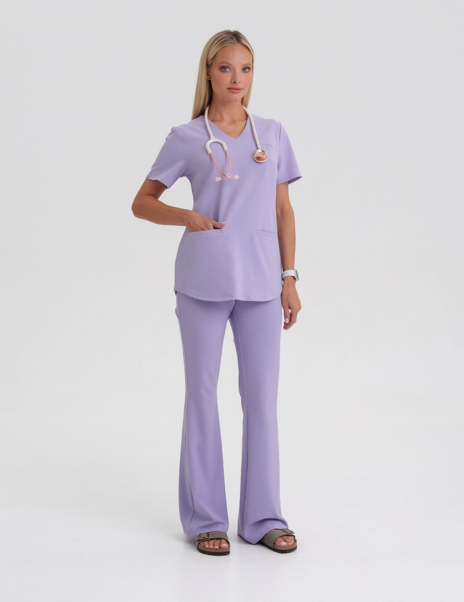Bluza Medyczna Grace - PURPLE HEATHER Bluza Medyczna Grace - PURPLE HEATHER