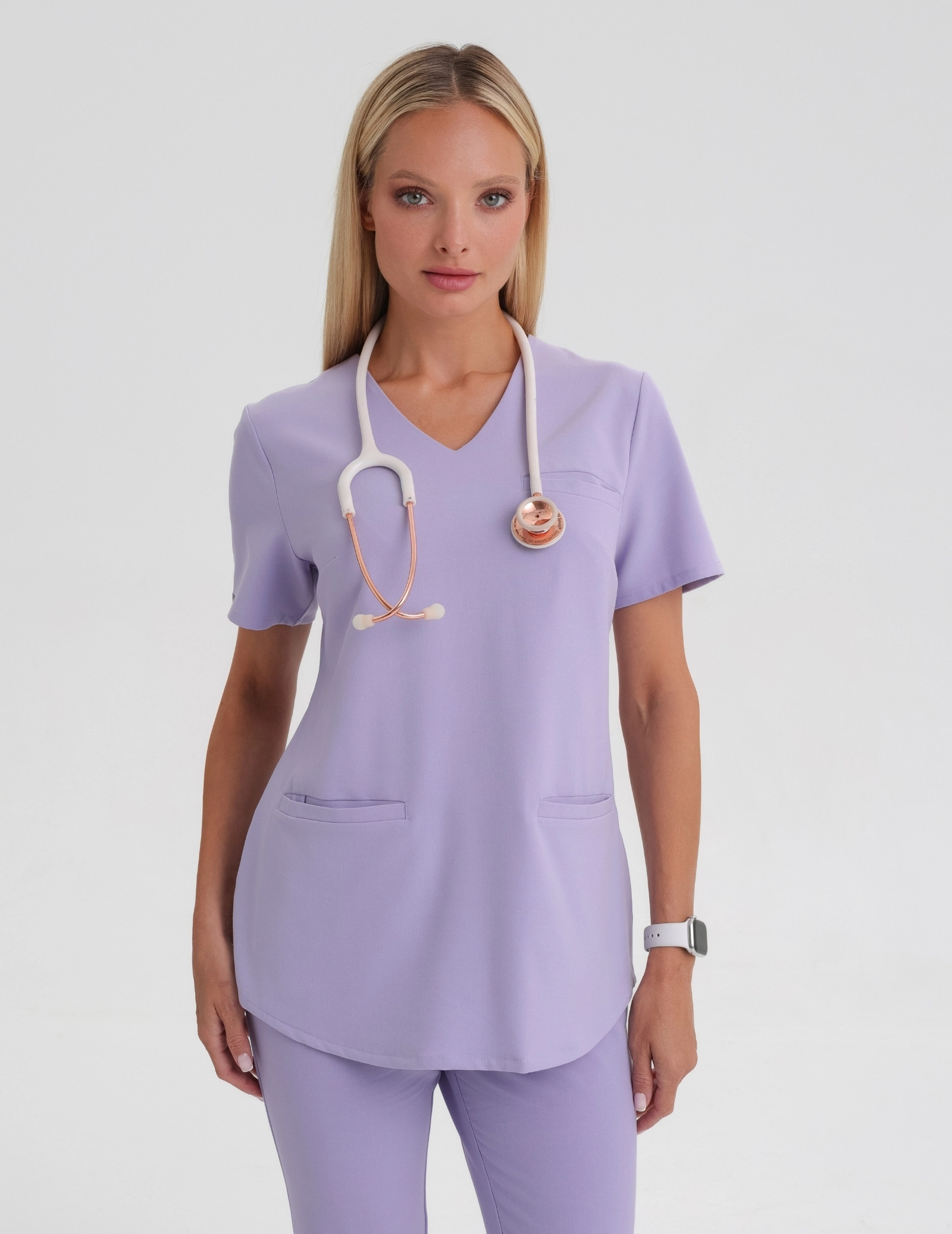 Bluza Medyczna Grace - PURPLE HEATHER Bluza Medyczna Grace - PURPLE HEATHER