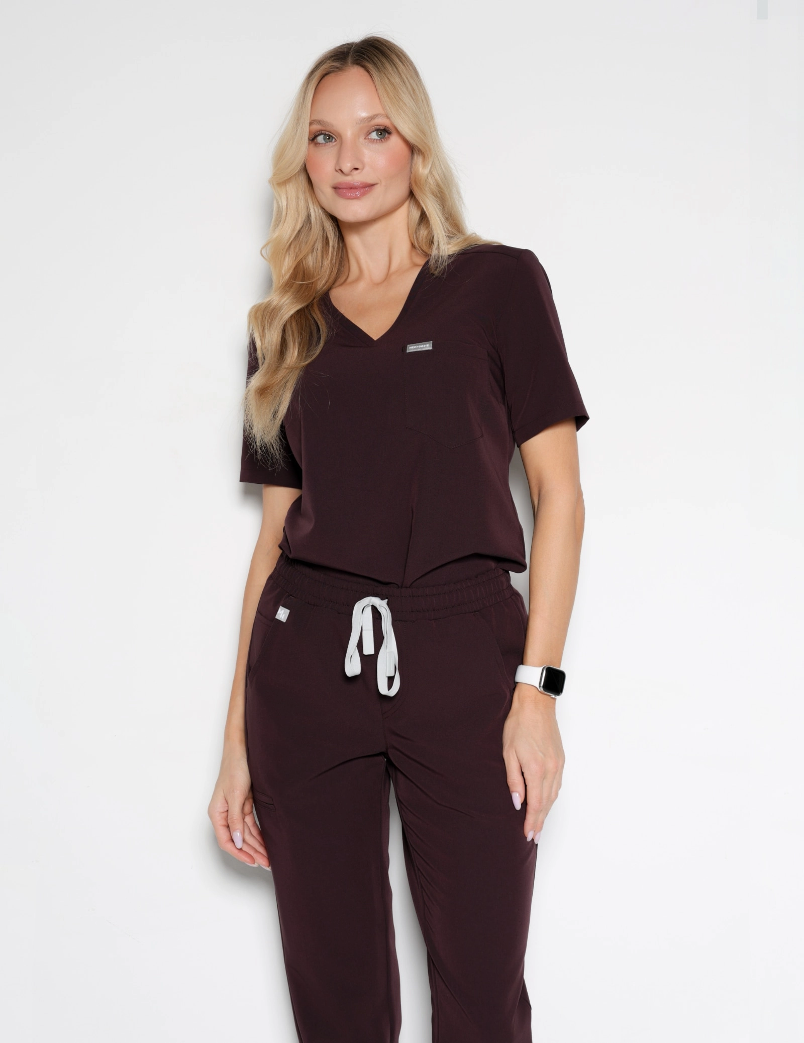 Bluza Medyczna Raya One Pocket - DARK CHOCOLATE Bluza Medyczna Raya One Pocket - DARK CHOCOLATE